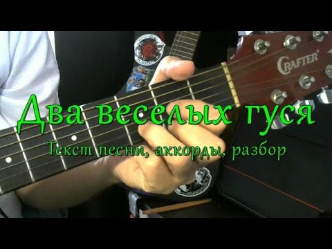 Два Веселых Гуся. Текст, Аккорды, Разбор