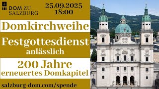 Download Lagu 25.09.2025 | Domkirchweihe - Festgottesdienst anlässlich 200 Jahre Domkapitel aus dem Salzburger Dom MP3 Download Lagu 25.09.2025 | Domkirchweihe - Festgottesdienst anlässlich 200 Jahre Domkapitel aus dem Salzburger Dom MP3