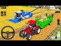 Real Tractor Farming Simulator 2024 - Harvester Tractor Driving - Android Gameplay
