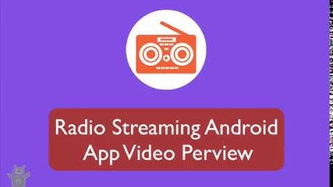 Radio Streaming Android App Source Code Video Preview