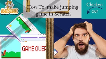 How to Make a Jumping Game in Scratch | Tutorial.chicken jumping game on scratch.#scratch