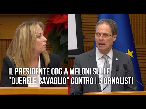 Il Presidente ODG a Meloni sulle "Querele Bavaglio" contro i Giornalisti