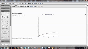 How to Make a Graph Using Maple