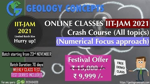 Crash Course IIT-JAM 2021 | NAT and all Imp. topics covered