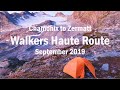 French and Swiss Alps: Walkers Haute Route, Chamonix to Zermatt in 11 days, September 2019