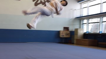 Wushu 720 Butterfly Twist - Wang Xi -Beijing Wushu Team