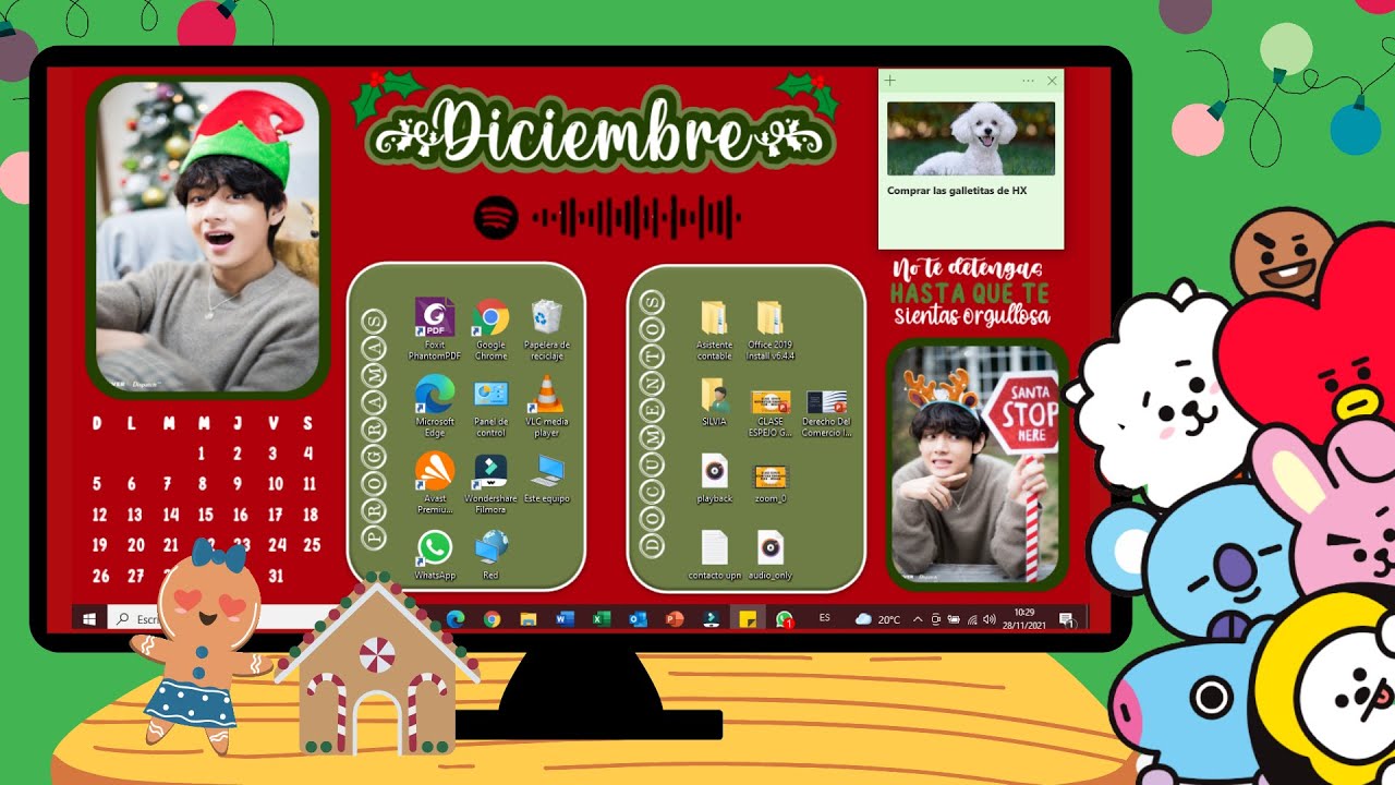 🎄 Como PERSONALIZAR y ORGANIZAR tu PC AESTHETIC 🎄 WALLPAPER ORGANIZADOR 🎄 FONDO DE PANTALLA AESTHETIC - thptnganamst.edu.vn