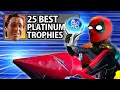 The 25 best platinum trophies ever made