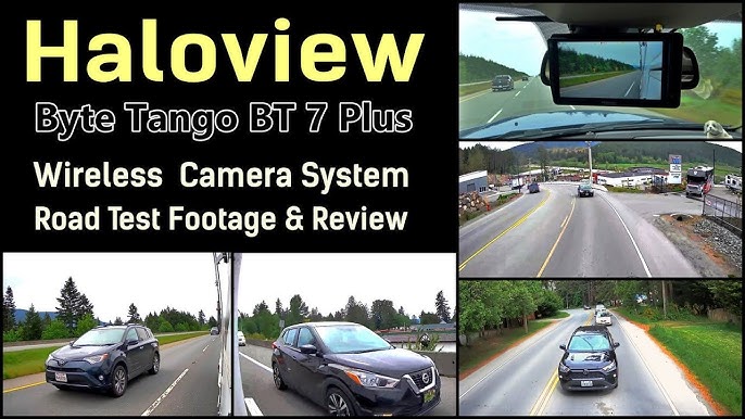 Haloview BT12 Byte Tango 1080P 10 Inch Dashcam & Wireless Observation  Camera System with Apple CarPlay