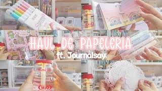 Haul de papelería ft. JournalSay 🌷🤍