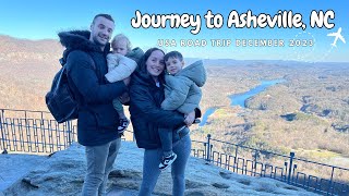 Tallulah Gorge | Chimney Rock | Asheville, NC | Princess Anne Hotel - USA Road Trip December 2023