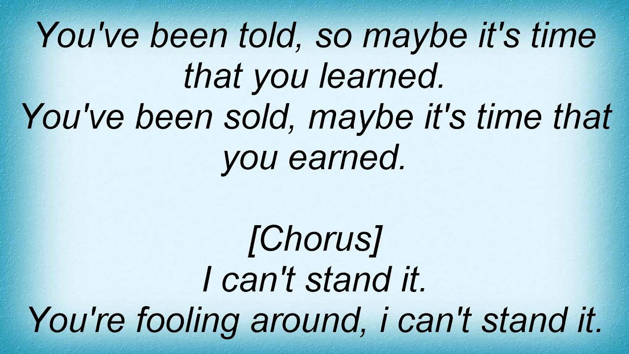 Eric Clapton I Can t Stand It Lyrics YouTube eric-clapton-i-can-t-stand-it-lyrics-youtube