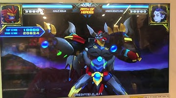 Hero of robots Galaxy Epoch Ver 2 Path of heroes Gale Ninja Gold Vs. Demon Beastlord and Wolf Tyrant