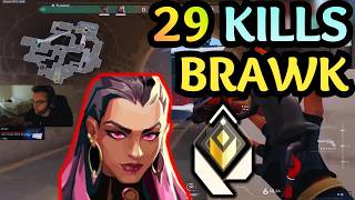 🔥 29 KILLS With REYNA — BRAWK Goes CRAZY on Breeze 🔥 Valorant