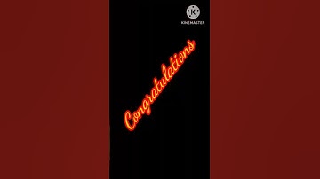 Thumbnail of Congratulations |  Success |Congratulations status | #viral #newstatus  #shortsfeed #short #ytshorts