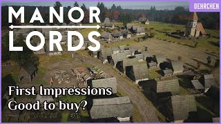 Manor Lords - First Look and Impressions | Should you buy?