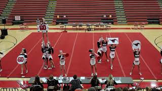 Meridian High School at Falcon Cheer invitational 2021