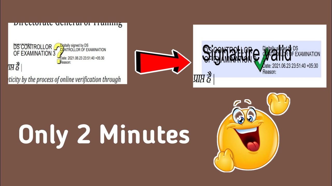 How to Validate Digital Signature in Any Document /Pdf, Digital ...