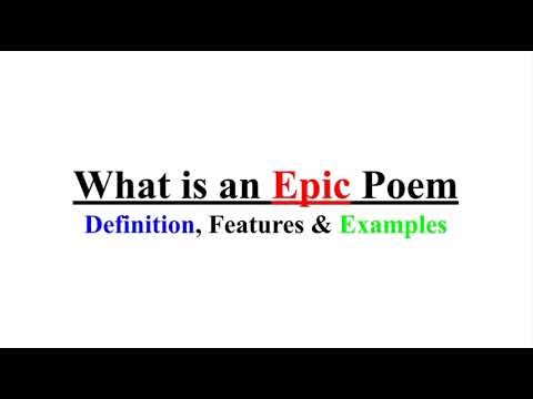 epic poem examples