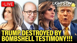 LIVE: Trump’s Closest Aide BREAKS DOWN in TEARS as She SINKS Trump | Lights On with Jessica Denson