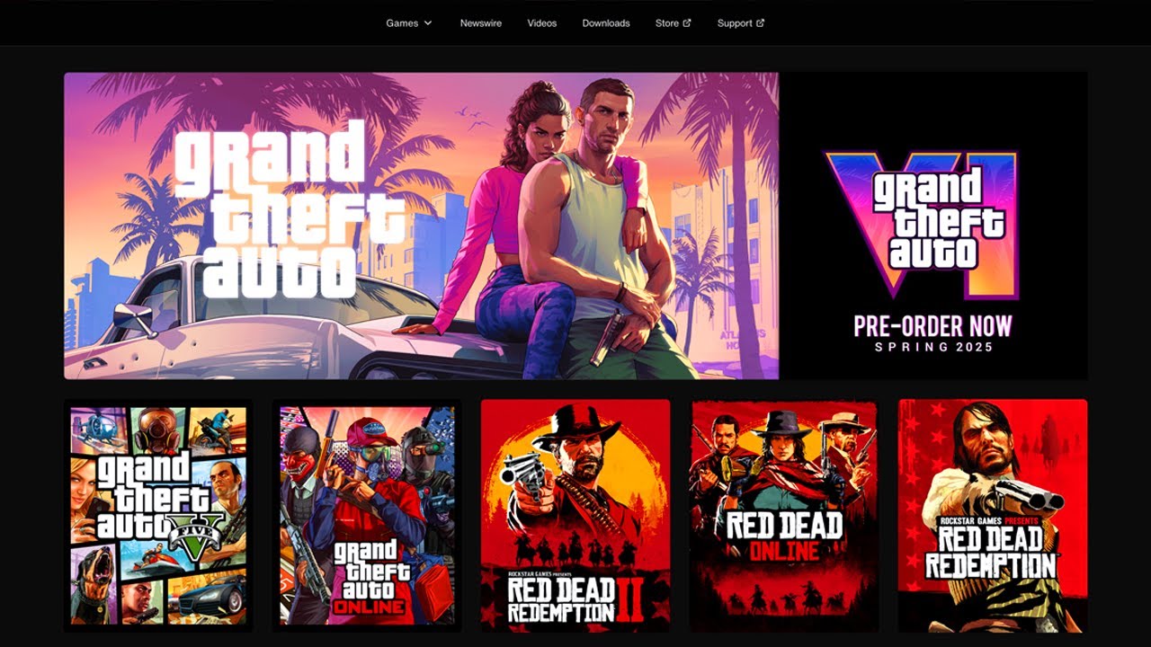GTA 6 Just Got An OFFICIAL NEW UPDATE On Rockstar Games Website YouTube 