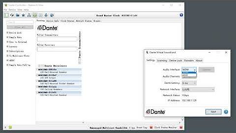 Dante Controller & Dante Virtual Soundcard DVS