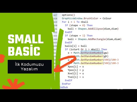 Small Basic ile ilk kodlarımızı yazalım
