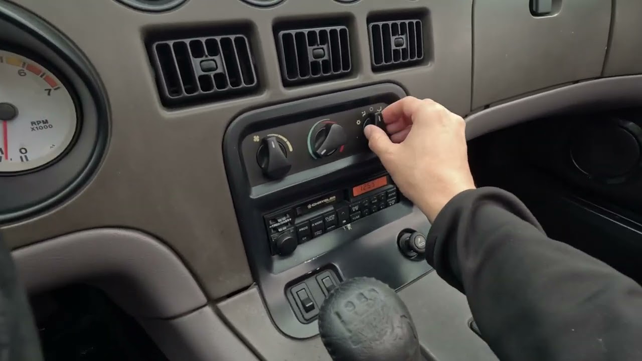 B6478 1994 Dodge Viper RT10 interior