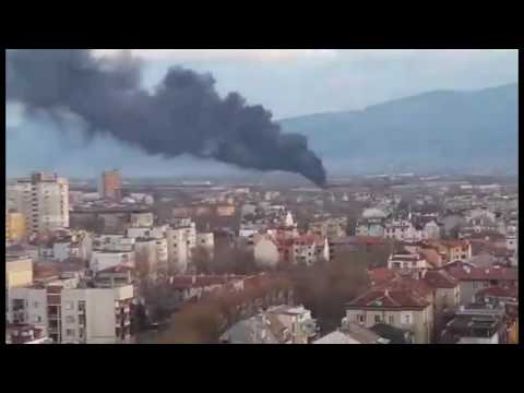 Голям пожар в Пловдив!