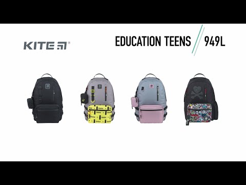 Рюкзак підлітковий Kite Education K22-949L-3, видео 1