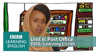 Celebrity Learning Circles - Post Office: English words and phrases for asking about times and prices. Wealth