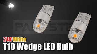 T10ウェッジ球 LEDバルブ 24V  ホワイト