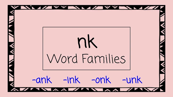NK Word Families - 4 Minute Phonics
