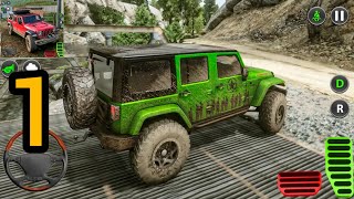 실제 지프 오프로드 시뮬레이터 - 지프 운전 게임 - 오프로드 지프 시뮬레이터 - 안드로이드 및 iOS 게임플레이 screenshot 5