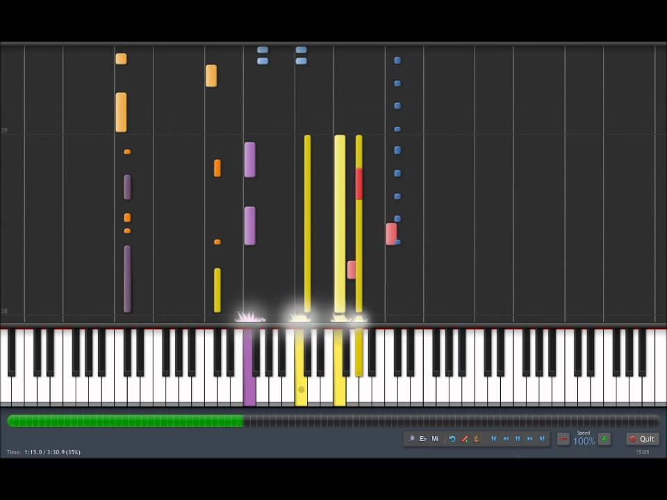 Lady Gaga - Paparazzi (Synthesia)