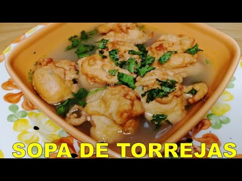 Sopa De Torrejas Colombiana