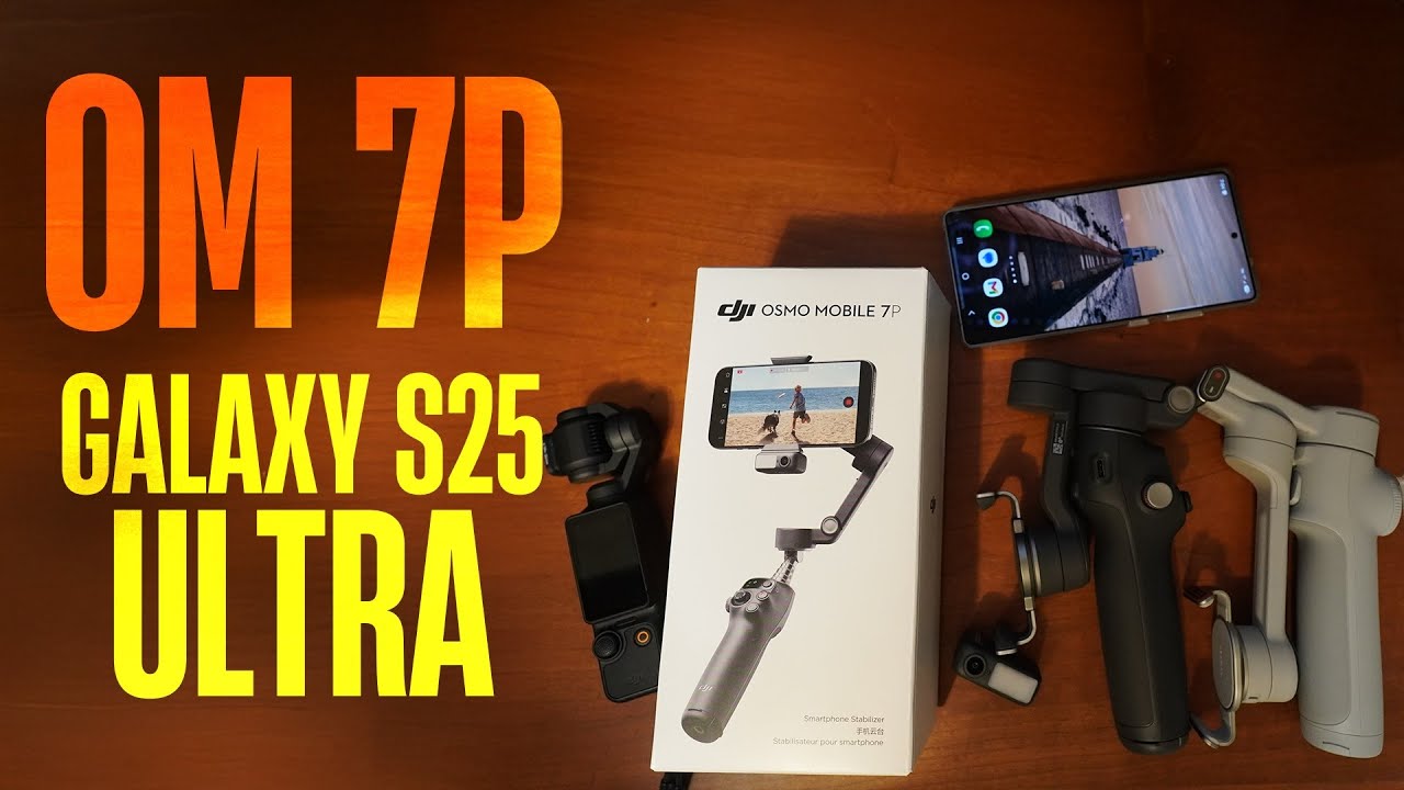 DJI Osmo Mobile 7P — Galaxy S25 — Тестирование Android — Тест Active Track и микрофона