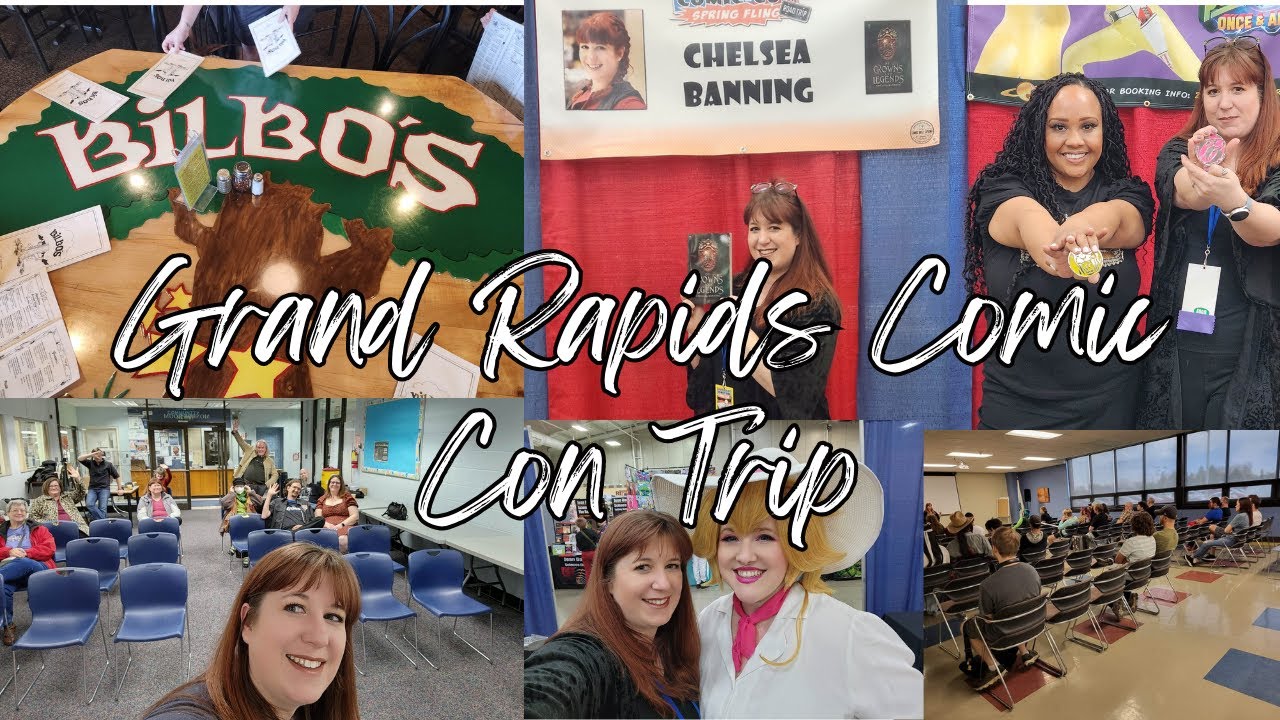 Grand Rapids Comic Con, Hazel Park Library Author Diaries 004 YouTube