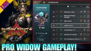 Pro Widow Gameplay In Shadow Fight 4 Arena Live 2026 screenshot 3