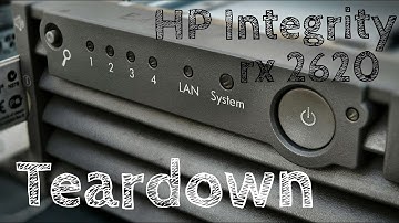 Teardown - HP Integrity rx 2620 Server