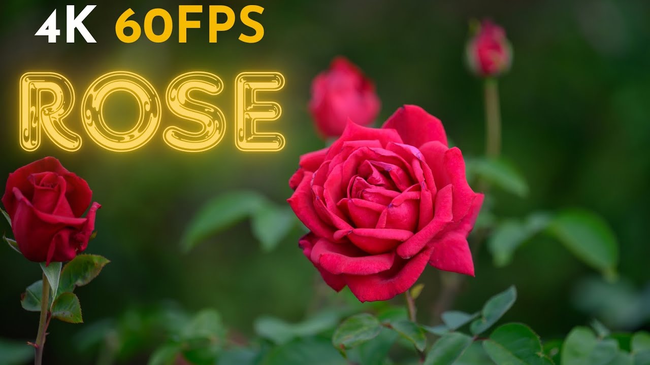 CHANDIGARH ROSE GARDEN IN 4K 60FPS (Roses are different from each other ...