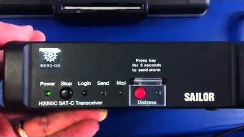 Inmarsat C transceiver