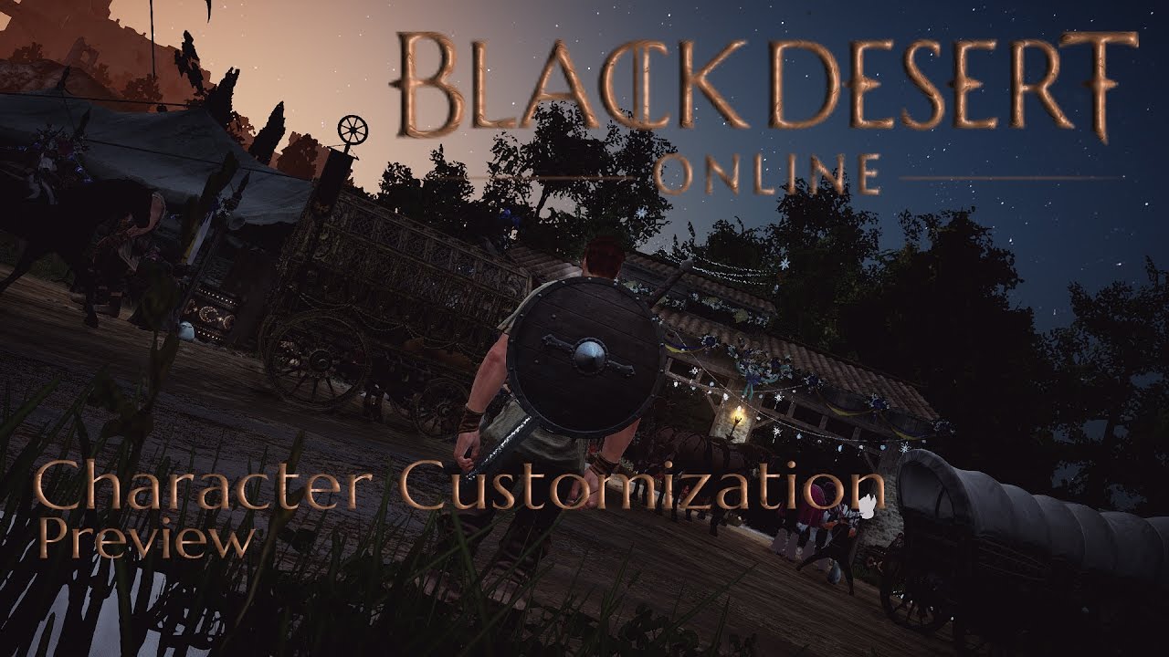 Black Desert Online Character Customization Overview