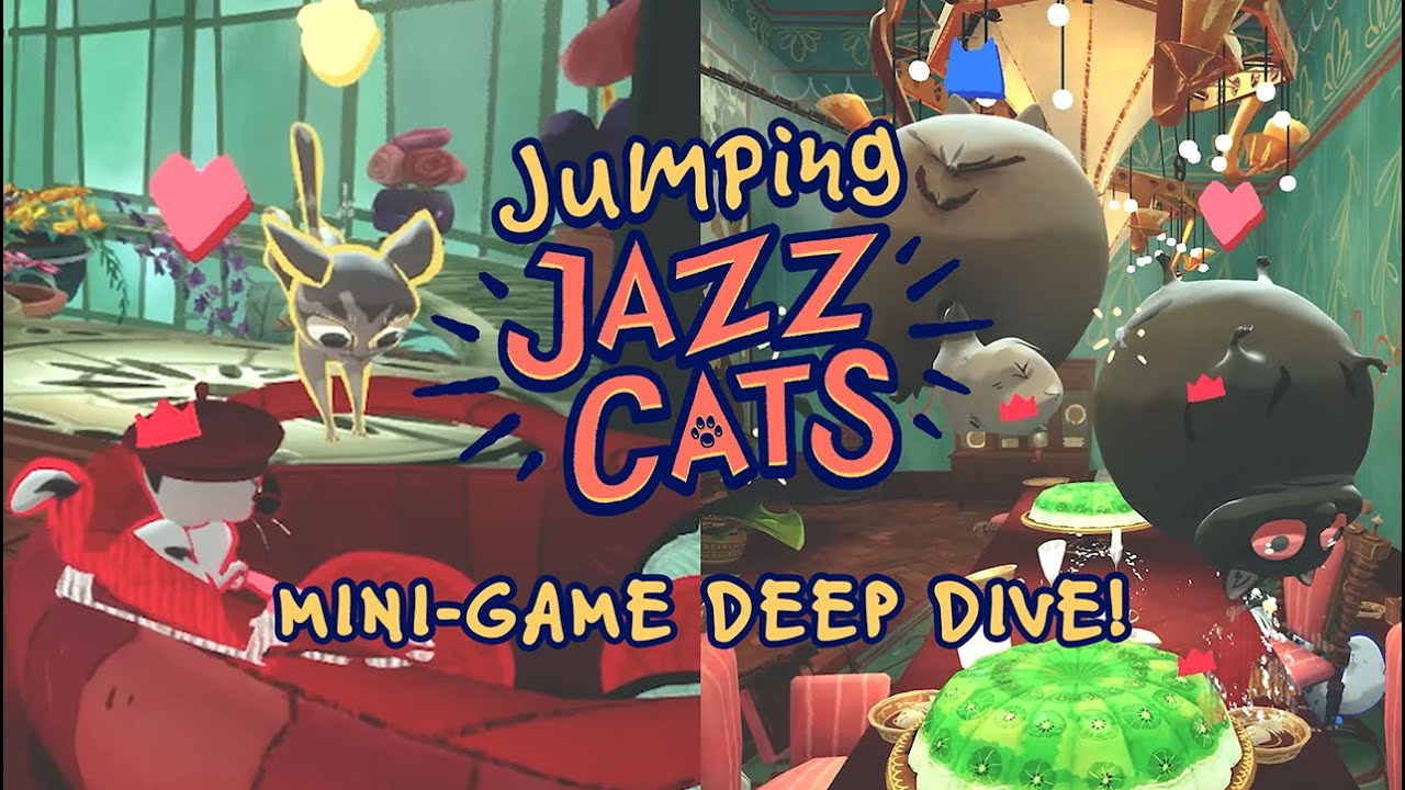 Jumping Jazz Cats | Fat Cat & Gimme Yarn | Mini-Game Deep Dive