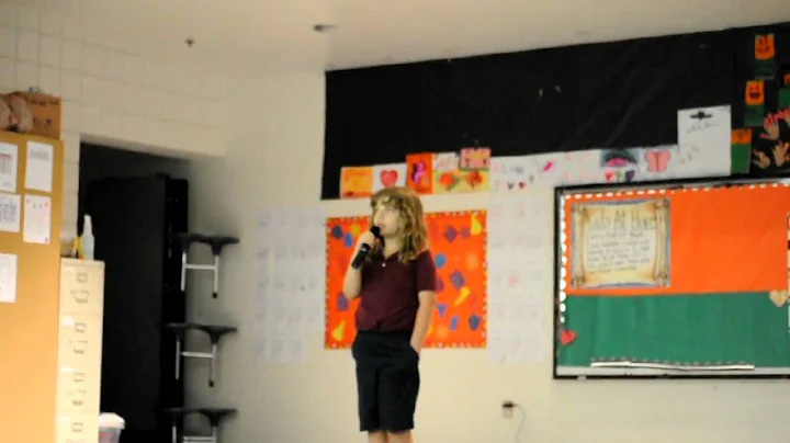Alexis singing Stronger