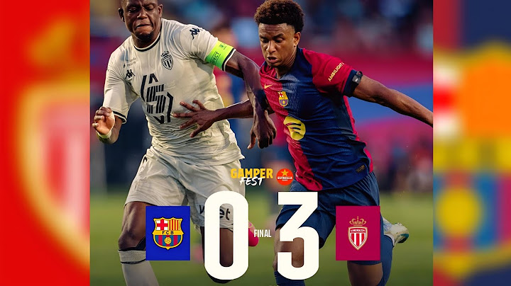 BARCELONA VS AS MONACO HIGHLIGH GOALS •| 0-3 |