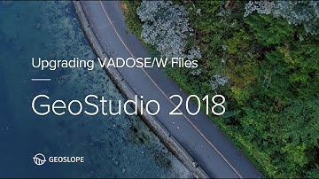 Upgrading VADOSE/W Files to GeoStudio 2018