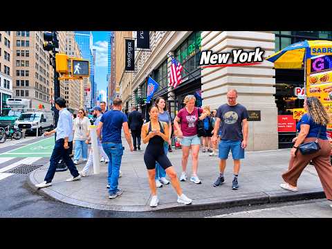 This Is 7th Avenue NYC In Summer 4k Walking Tour