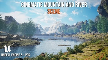 Cinematic Mountain And River Scene in Unreal Engine 5 + PCG #tutorial #unrealengine #environment