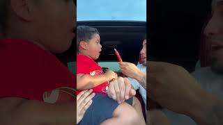 Mom & dad throw away sons popsicle and surprise him with a new one #shorts